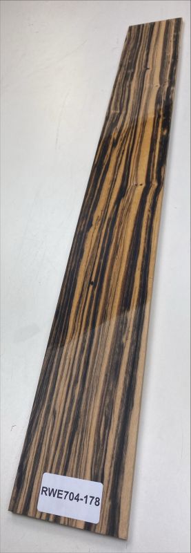 Griffbrett Weißes Ebenholz, 770x90x10mm Einzelstück #178